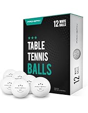 PRO-SPIN Ping Pong Balls - White 3-Star Table Tennis Balls | High-Performance 40+ ABS Balls | Ultimate Durability for Indoor/Outdoor Ping Pong Tables