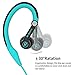 mucro Wired Earbuds Sport Headphones with Over Ear Hooks Sweatproof in Ear Running Earphones for Workout Jogging Gym Headphones for 3.5mm Jack Devices Blue