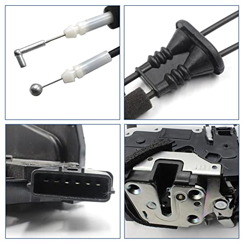 Image of Door Lock Actuator Latch Assembly Front Left Side Compatible with 08-15 Nissan Rogue Replace OEM:# 80501-JM00A, 80501-JM10A 72091 937-266, 937266