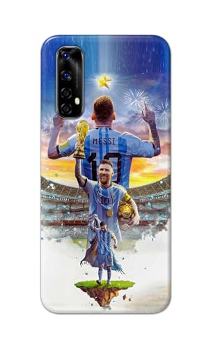 Image of Printed Hard Back Cover for Realme 7 Back Cover (Famous Football Player -J2) -190724(EA)
