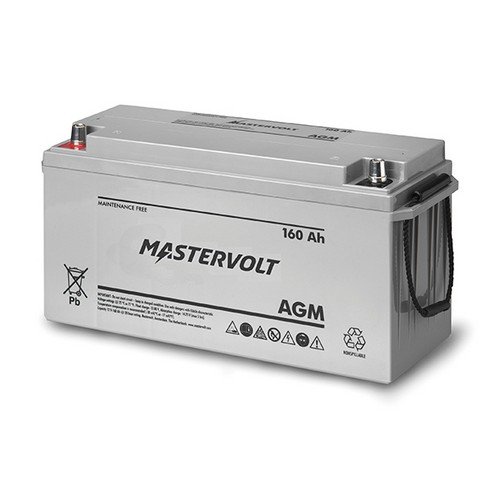 Mastervolt AGM-Batterie Batteriespannung 12 V, Kapazität 160 Ah, Bauart Standard