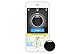Pebblebee Key Finder Phone Finder Bluetooth Tracker with Replaceable Battery, 200 Feet Range, Amazon Alexa Integrated Skill, Stainless Steel, LED Light, Key Ring Included, Silver Platinum