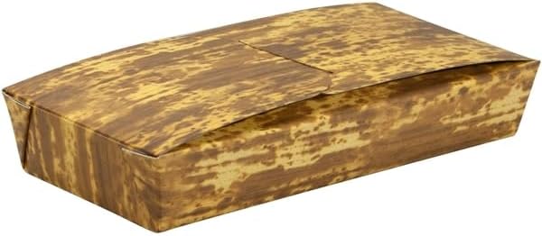 【ケース販売】おにぎり・弁当容器 つつみ箱 竹皮柄 ＰＰＬ－１（1ケース/400枚入）4571164184043