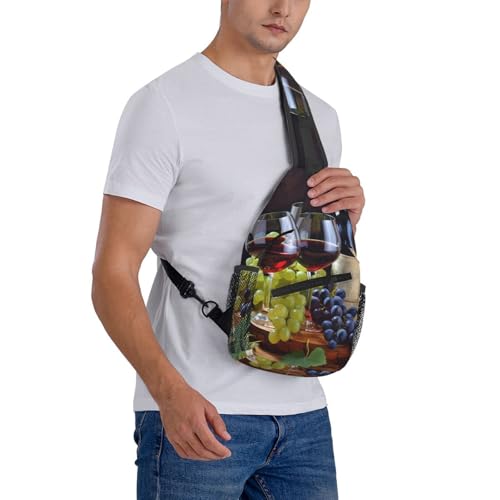 Mochila tipo sling negra para viaje y uso urbano miniatura 7