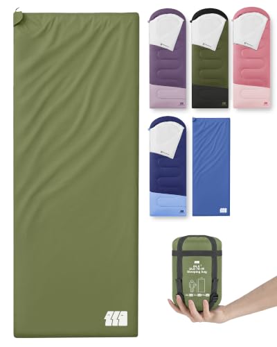 Ultralight Sleeping Bag, Warm Weather Portable Compact Sleeping Bags for Adults, Waterproof...