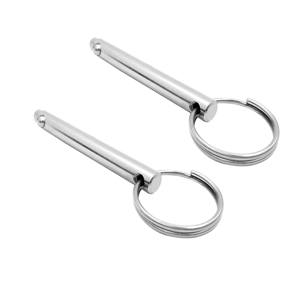 Sharplace 2X Goupille de Dégagement Bimini Top Charnière de Pont Ball Pin Bateau Marine