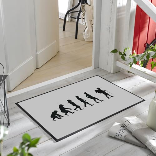 Paillasson gris 75x50cm Evolution Randonnée, idée cadeau pour marcheur - 6