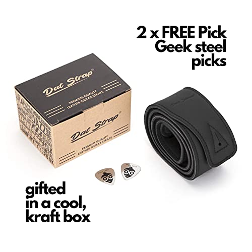 Dat Strap Sangle De Guitare En Cuir | Pour Acoustique, Électro Acoustique, Et Basse |rembourré Pour Un Confort… - Les Beatles, Paul McCartney, John Lennon, RIngo Starr, George Harrison Dat Strap Sangle De Guitare En Cuir | Pour Acoustique, Électro Acoustique, Et Basse |rembourré Pour Un Confort… – Image 3