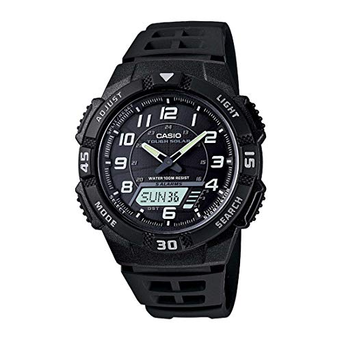 Casio Men's Core AQS800W-1BV Black Resin Quartz Watch