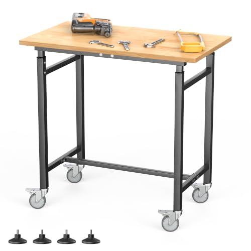 TORACK 32 Inch Adjustable Workbench
