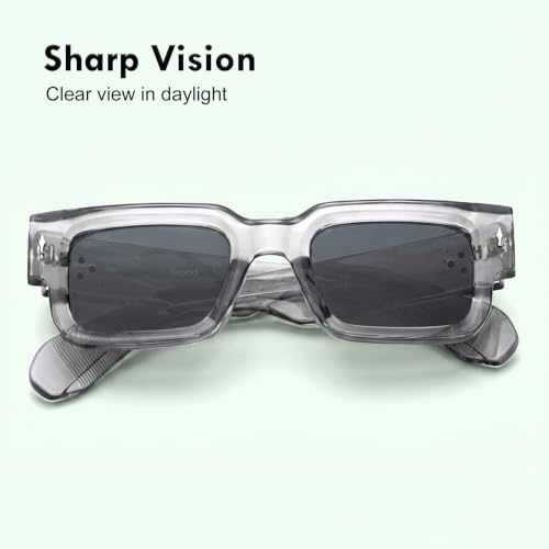 Image of Stood Bold Sunglasses |Chunky Square | Full Rim | UV Protected | Shiny | Medium | Men & Women | SG-STD0014