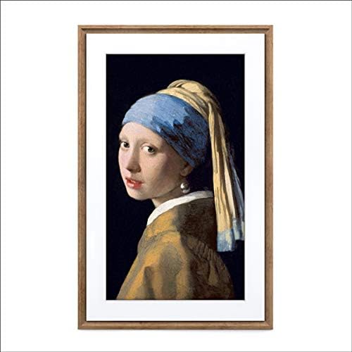 Canvas II – The Smart Art Frame with 27 in. HD Digital Canvas That Renders Images and Photography in Lifelike Detail | 19X29 Dark Wood Frame | WiFi-Connected | Powered by NETGEAR (MC327HW)