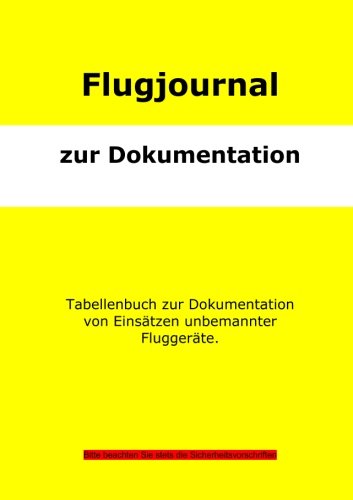 Flugjournal zur Dokumentation