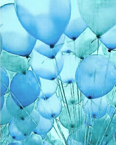 Image of PartyWoo Light Blue Curling Ribbon, 500 Yard Solid Color Ribbon for Balloons, Balloon String, Balloon Ribbon, Curling Ribbon for Craft, Ribbon for Gift Wrapping, Crafting, Florist Flower (1 Roll)