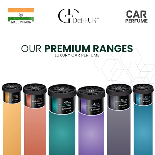 Image of Blue Voilet Gel Car Perfume - Lavender Violet Freshness | Long-Lasting 45 Days | Luxury Gel Car Air Freshener