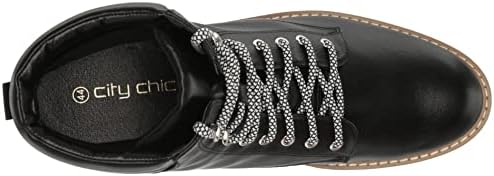 CITY CHIC PLUS SIZE SASHA ANKLE BOOT IN BLACK, SIZE 40 | Image 4