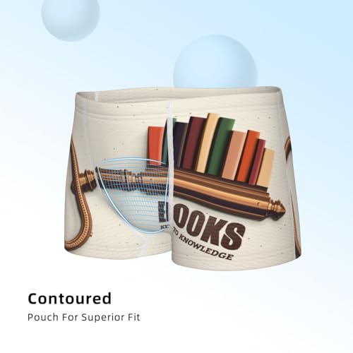 Boys' Cotton Boxer Brief Soft Underwear-Books Key To Knowledge4