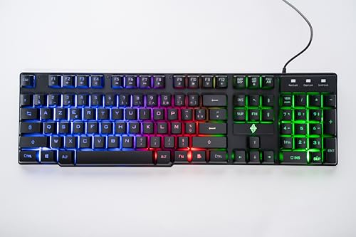 Clavier Gaming Mécanique AZERTY pour setup de bureau Windows, macOS et Linux