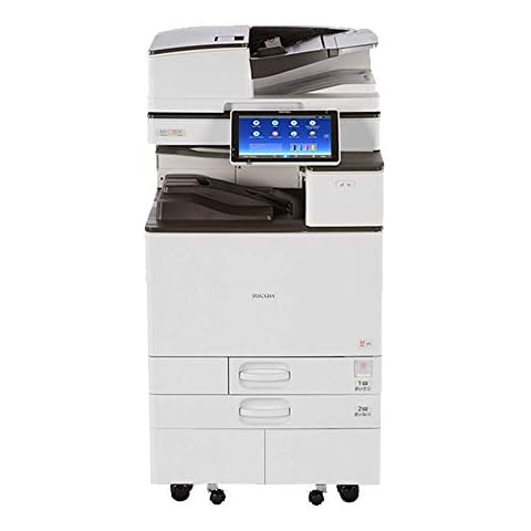 Ricoh Aficio MP C4504 Tabloid/Ledger-Size Color Laser Multifunction Copier - 45ppm, Copy, Print, Scan, 2 Trays, Stand (Renewed) Cover