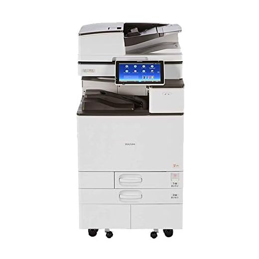 Ricoh Aficio MP C3004 Color Laser Multifunction Copier - A3/A4, 30ppm, Copy, Fax, Print, Scan, Auto Duplex, Network Connectivity, 2 Trays, Stand, Comes with Pre-installed PostScript 3 Supplement