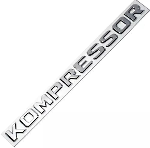 Kompressor Emblema del compressore cromato per auto, adatto per Mercedes