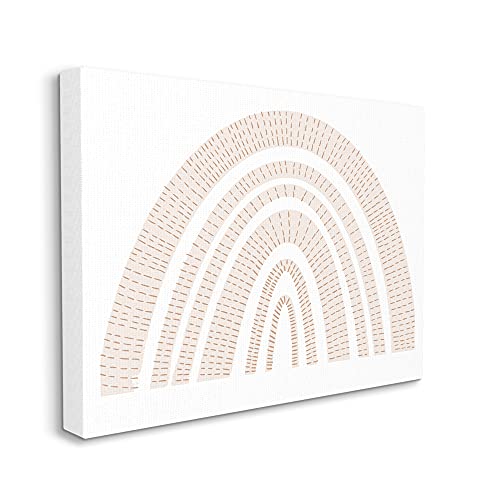 Image of Stupell Industries 'Neutral Patterned Rainbow Arches Minimal'| Canvas Art | Stupell Industries | 20 x 16 Inches, Easy to Hang and Sturdy, Made in USA, by Lil' Rue