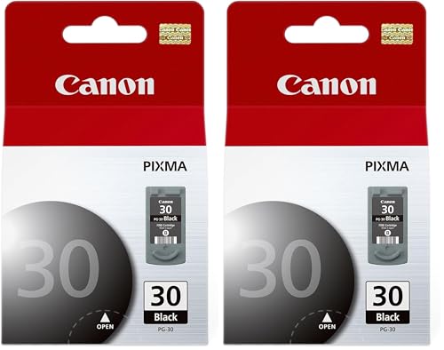 Canon PG-30 Compatible to iP1800,iP2600,MP140,MP190/MP210,MP470,MX310/MX300 Printers (Pack of 2)