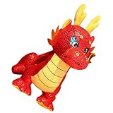 Dragon du nouvel an chinois : un choix de impressionnant pour les membres de votre famille ou vos amis pour le nouvel an, ils adoreront sûrement cette poupée dragon en peluche, décoration intérieure pour la maison
