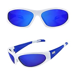 WYJW Gafas de Sol Deportivas Gafas de Ciclismo UV400 Ciclismo Béisbol Pesca Esquí Correr Golf Gafas a Prueba de Viento al Aire Libre para Mujeres y Hombres