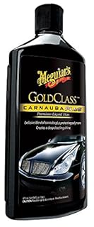 Meguiar's Gold Class Carnauba Plus Premium Liquid Wax Kit, Car Detailing Kit with a Pure Carnauba Wax Blend and a Foam Applicator Pad for Keeping Glossy Paint Protected Like a Pro, 16 Oz Bottle
