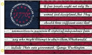 3X5 WHEN TYRANNY BECOMES LAW REBELLION BECOMES DUTY FLAG BANNER GROMMETS 100D