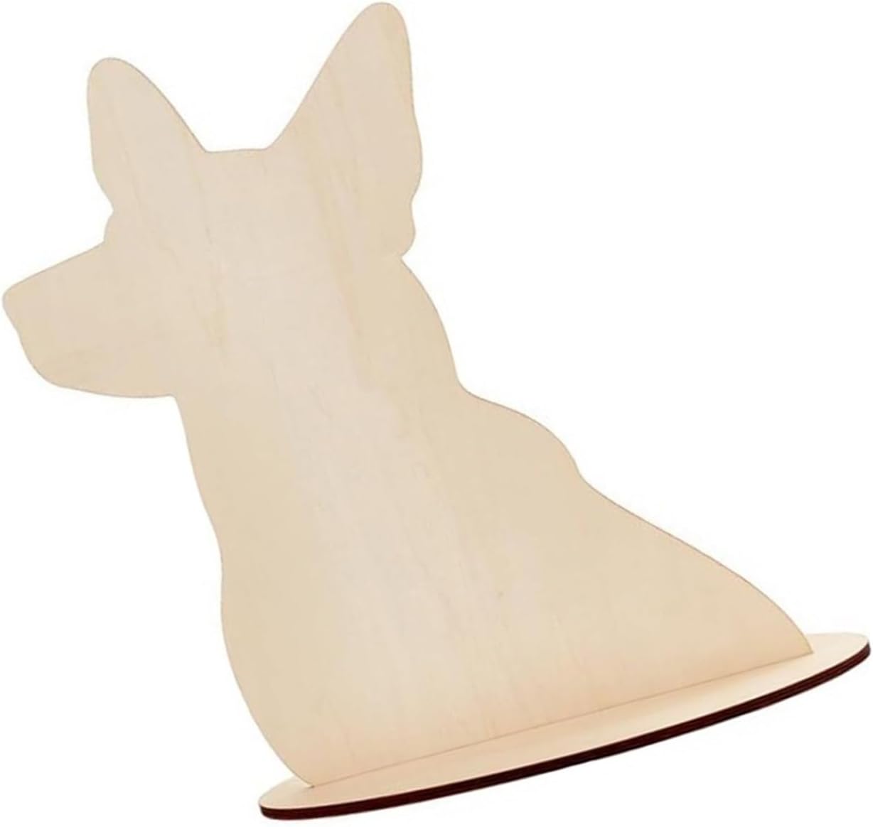 Dog Shape Wooden Display Stand Scarves Bibs Photography Props for Craft Shows Pet Bibs Display Holder Multiple Pattern Handkerchief Slot Stand