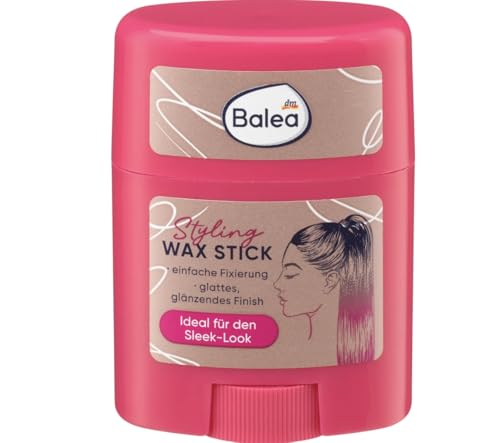 Balea wosk do włosów, kij do stylizacji włosów, 25 g, szybkie utrwalanie, nadaje się również do włosów niemowląt, masła mango i olejku z awokado