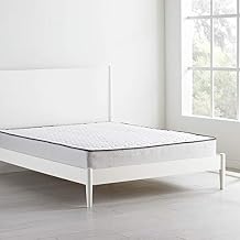 Brighton Firm 8-Inch Hybrid Mattress Durable Tempered CoilsCertiPur-US Certified Foams, Twin