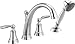 Delta T4732 Woodhurst Roman Tub with Handshower Trim, Chrome (Valve sold separately)