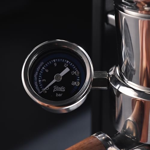 Manuelles Espressokocher-Set – tragbare handbetriebene Espressomaschine (schwarz)