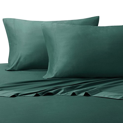 Abripedic Silky Soft Bamboo Pillowcases, 600 Thread Count, 100% Viscose from Bamboo 2PC Pillow Cases, Standard Size, Teal Abripedic Silky Soft Bamboo Pillowcases, 600 Thread Count, 100% Viscose from Bamboo 2PC Pillow Cases, Standard Size, Teal