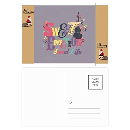 Cartes postales Père Noël Violet lot de 20 pour partager la magie de Noël
