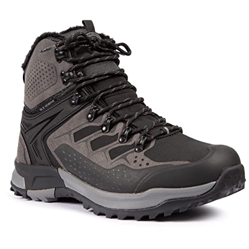 Trespass Herren DLX Boot Knox, Schwarz/Grau, Größe 44