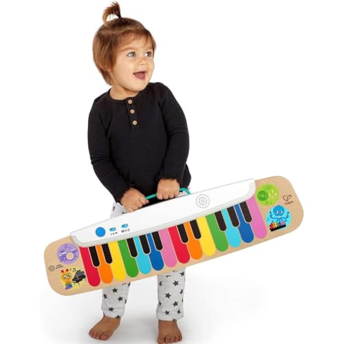 Keyboard Mágico Hape 800891 juguete musical madera bebé y piano táctil infantil 6