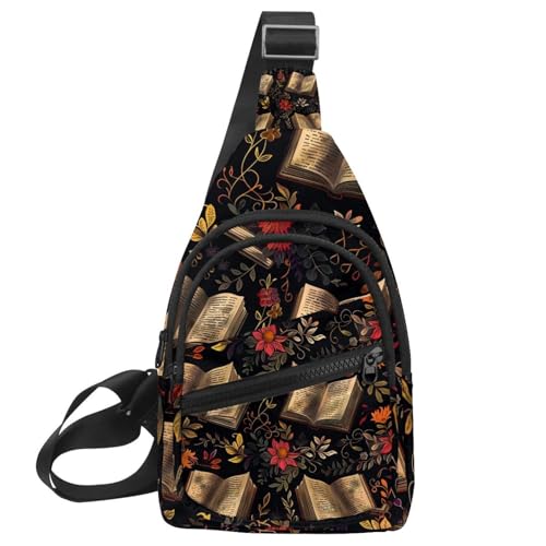 Sac à dos à bandoulière livre magique taille unique multicolore réglable