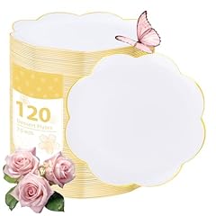 120pcs White Gold - 7.5in