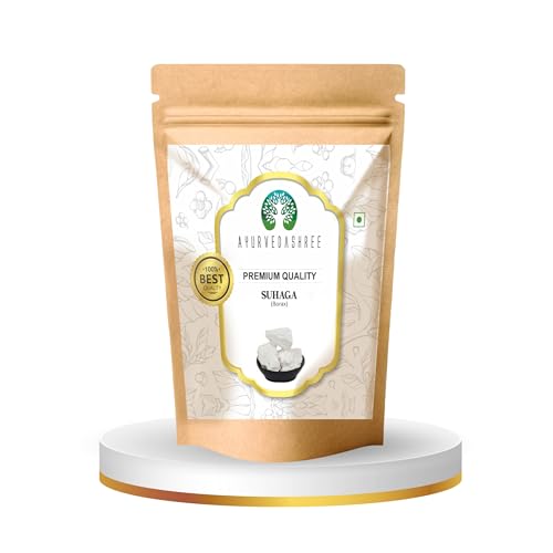 AYURVEDASHREE Suhaga (Crystals) 50gm | Borax | Sodium Borate | Tankan Bhasma