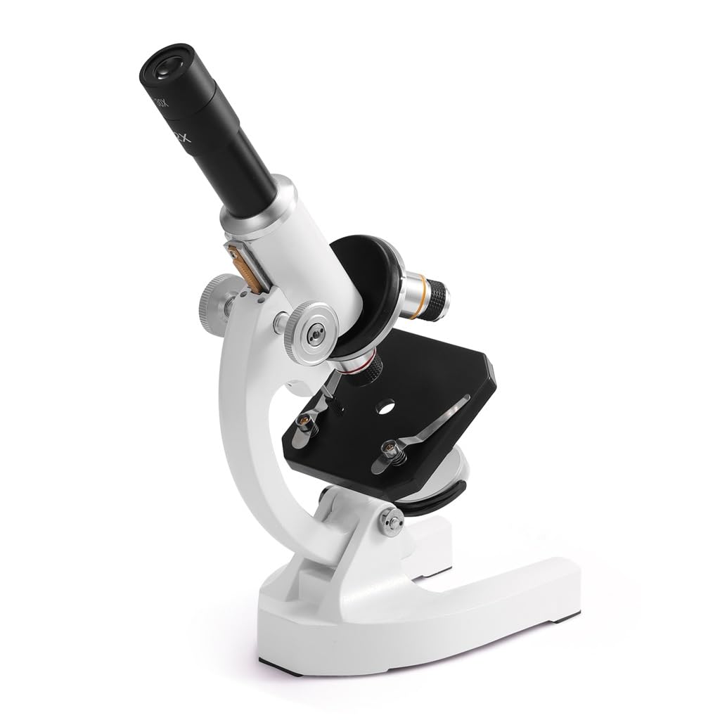ASerZenith 64X-2400X Monocular Optical Microscope Elementary Science Experimental Biology