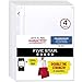 Five Star Filler Paper, College Ruled, Reinforced, Loose Leaf Paper, White, 100 Sheets/Pack, 4-Pack (38032)