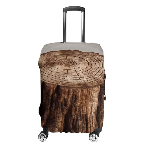 Stump of Oak Tree Printed Luggage Cover Protector, Fits 18-32 Inch Luggage