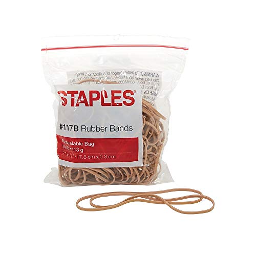 Staples 808016 Rubber Bands Size #117B
