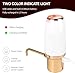 Thirdtms Electric Wine Aerator Pourer Spout, Wine Air Aerator Pourer, Red Wine Decanter and Dispenser, USB Rechargeable, Gifts idea for Wine Lovers White & Gold