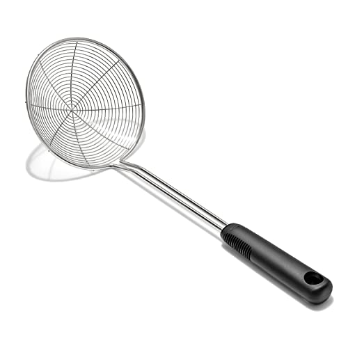 OXO Good Grips Stainless Steel Spider Scoop & Strain Skimmer,Black by OXO - Used condition - US$16.51