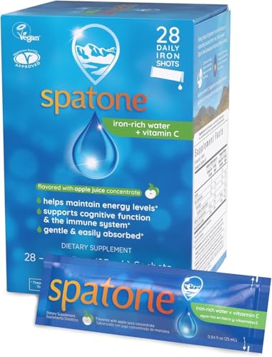 Nelson Homeopathics Pure-Absorb Spatone Liquid Iron and Vitamin C Supplement 28 Count (0.85 FL. OZ. Packets)